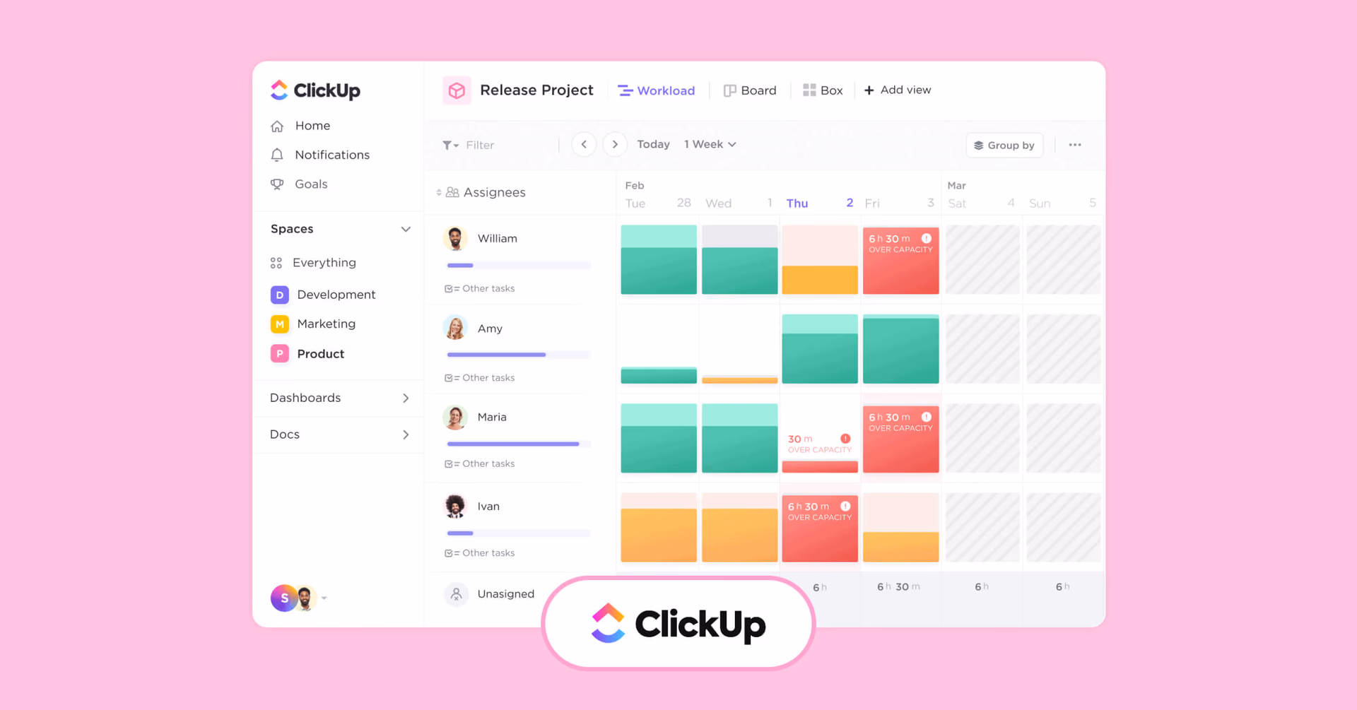 Clickup Interface