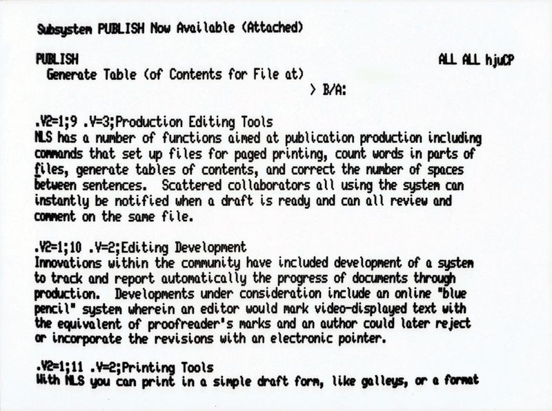 NLS screenshot