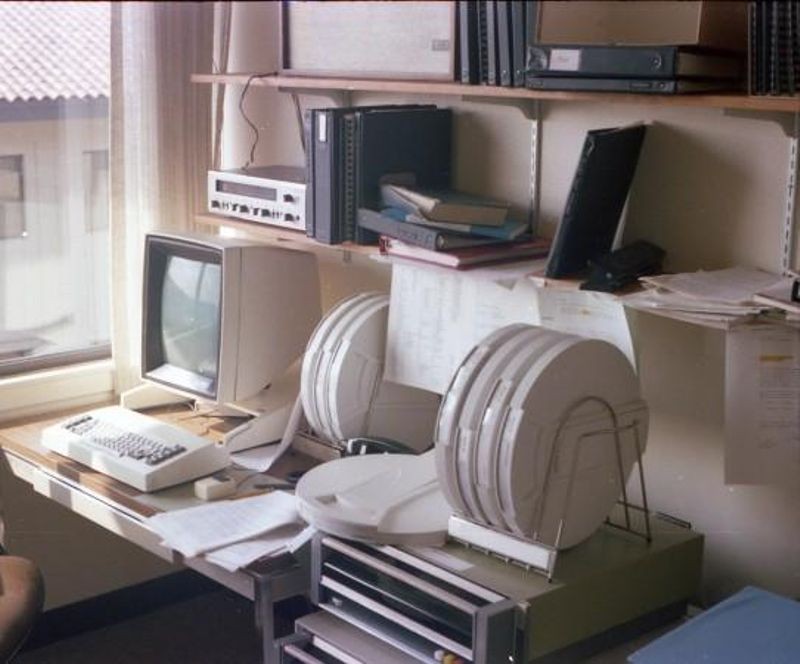 In 1980, Paul McJones used this Alto to develop portions of the Xerox Star operating system.