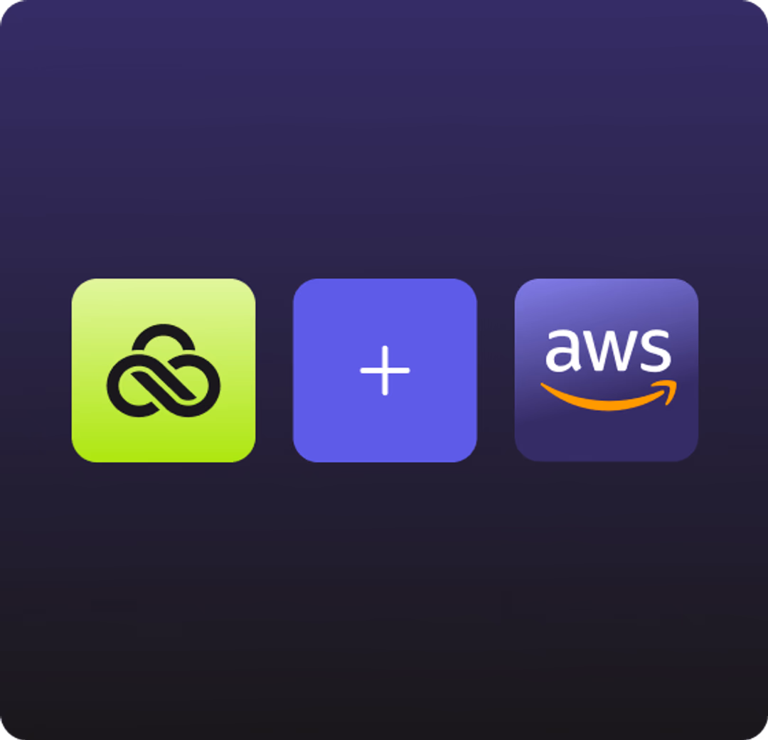 LucidLink and AWS logos