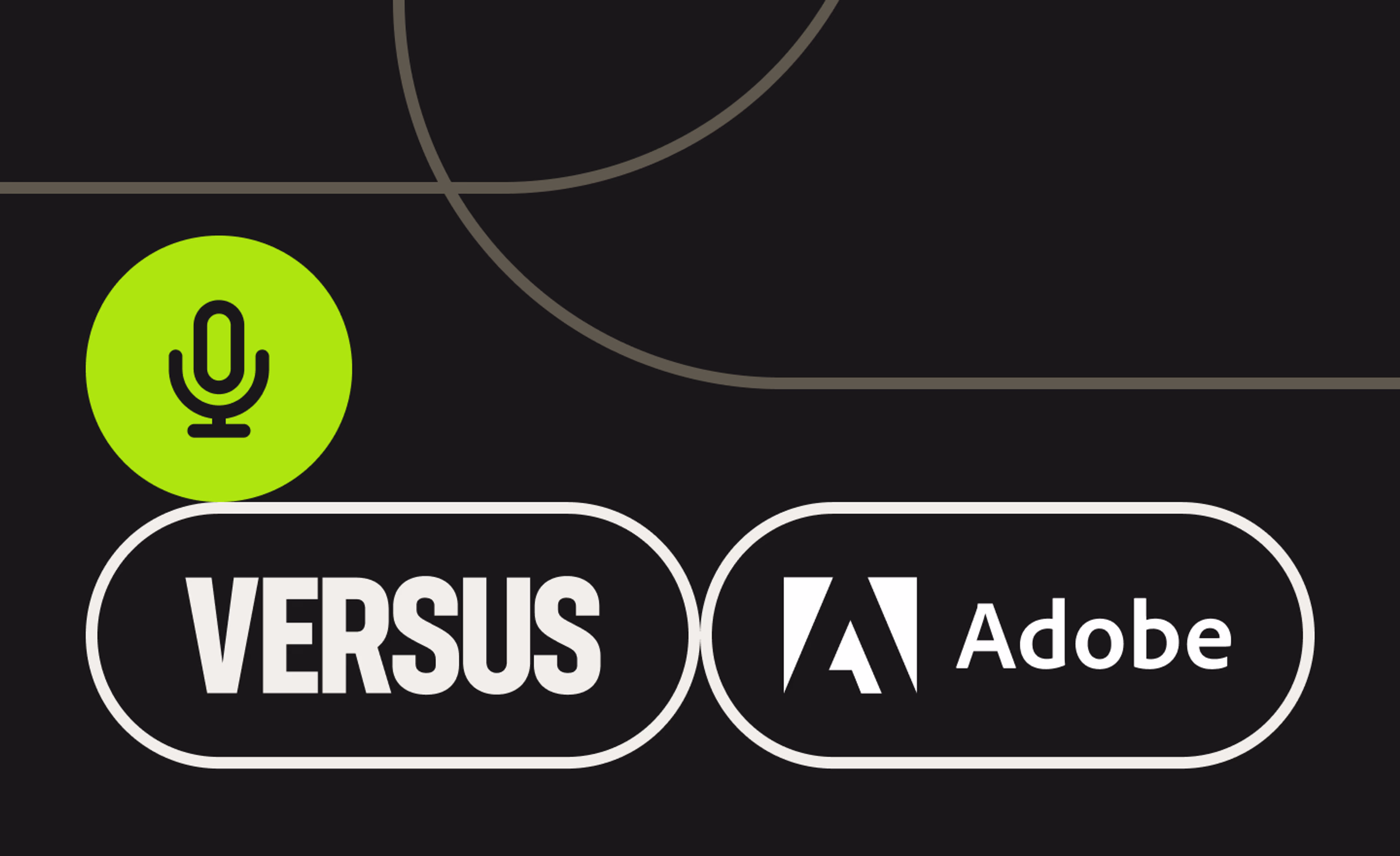 Versus and Adobe speak