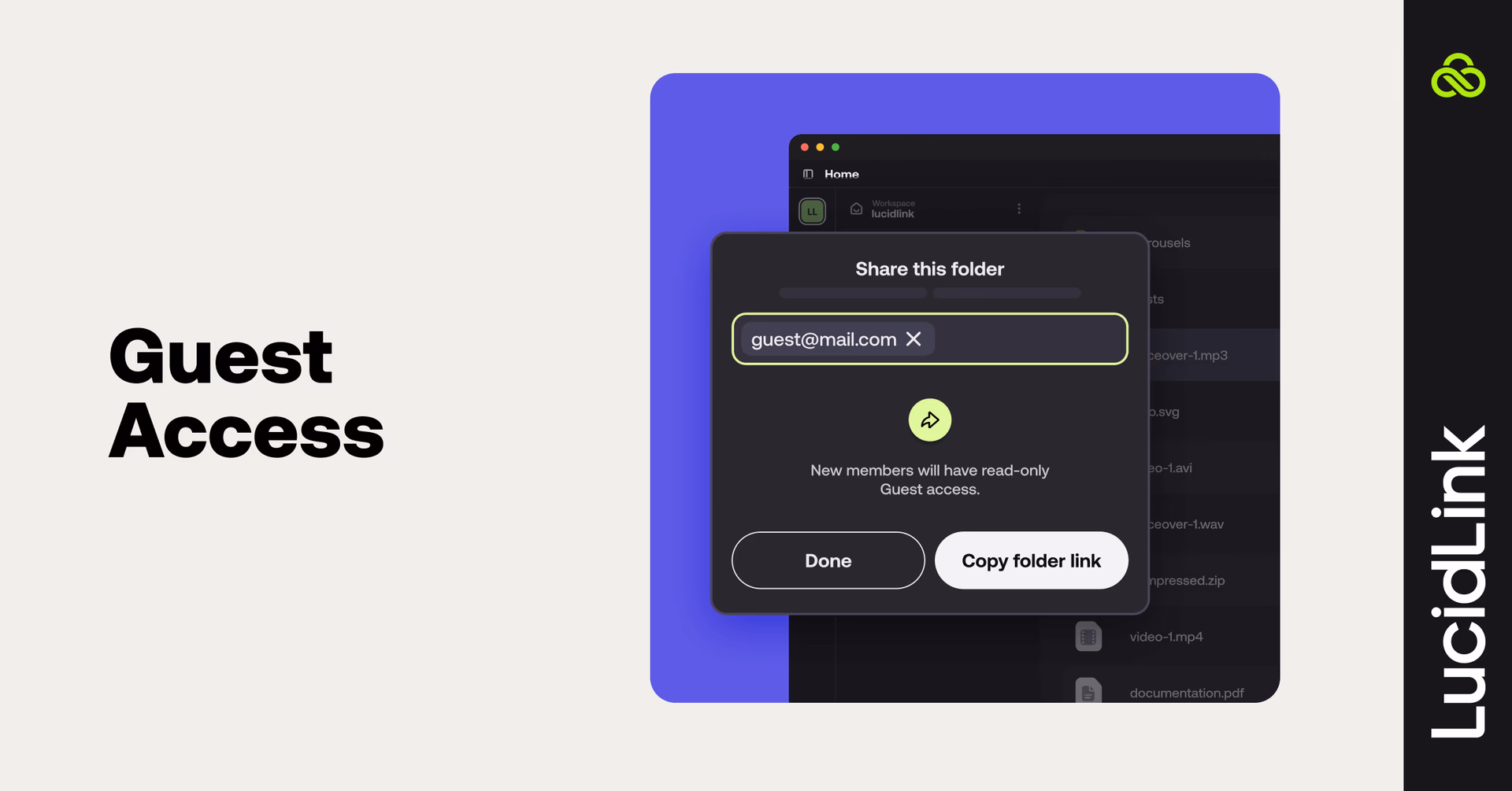 Guest access feature