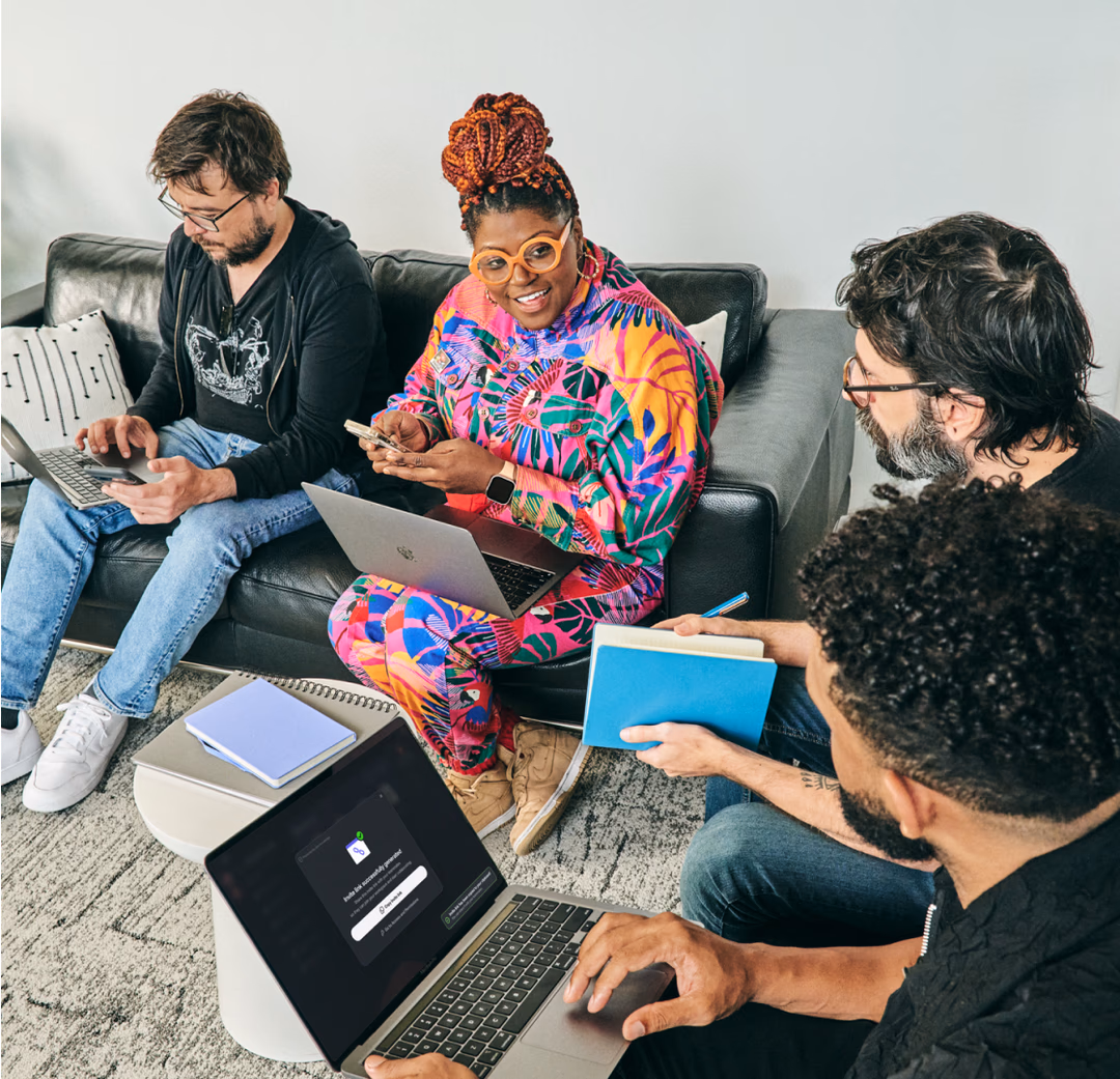 People working on their laptops