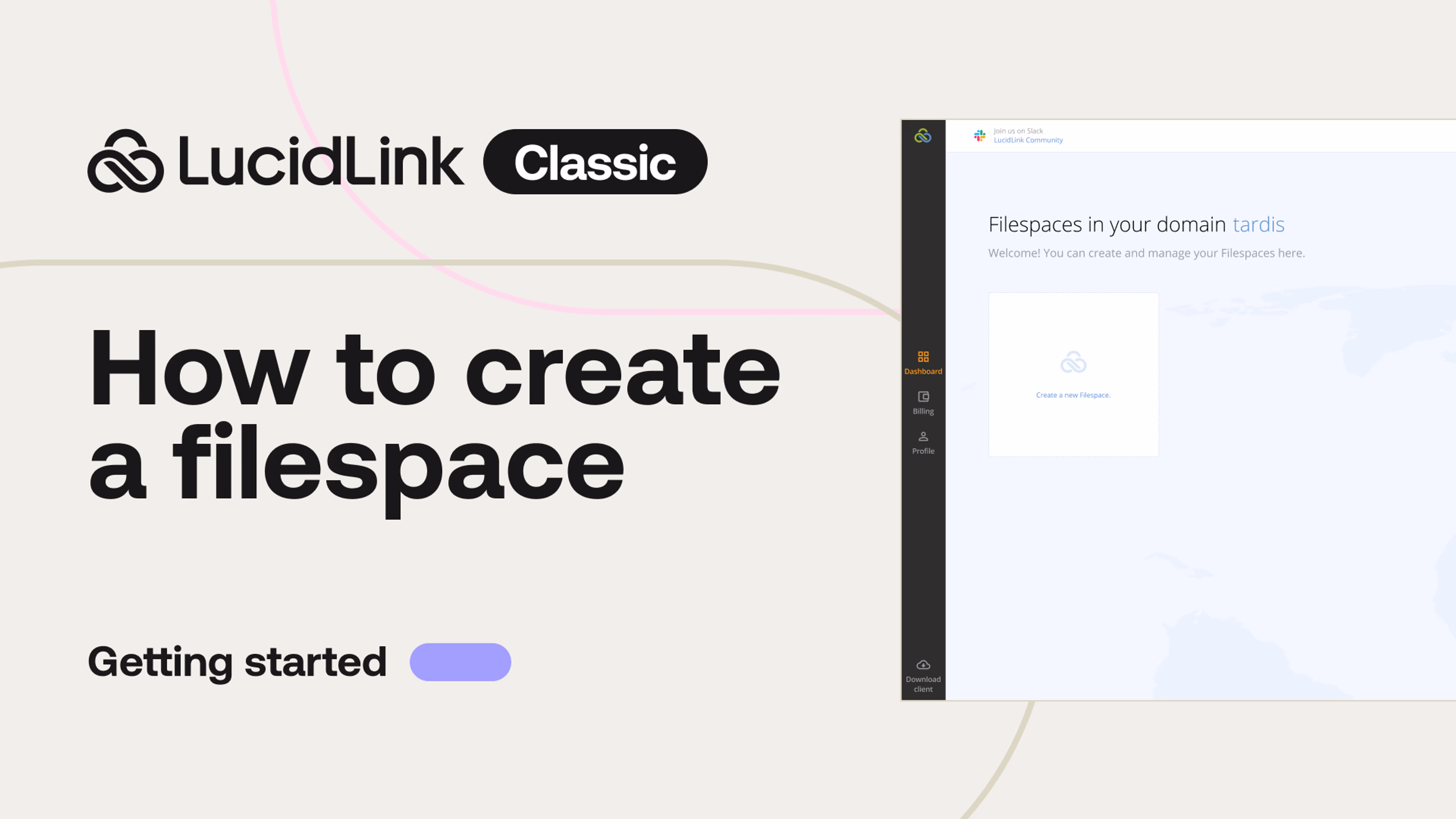 How to create a filespace