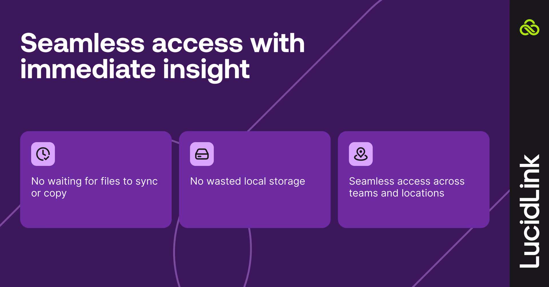 Seamless access with immediate insight