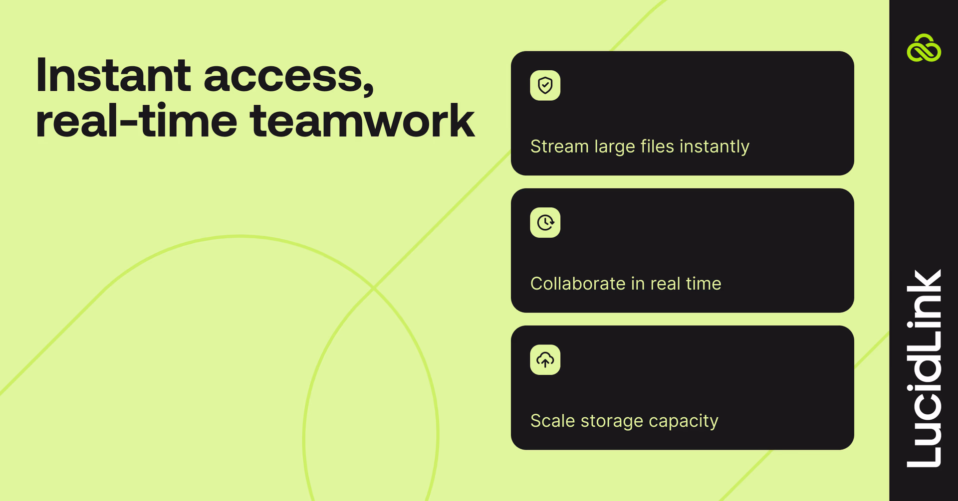LucidLink is purpose-built for cloud video editing workflows