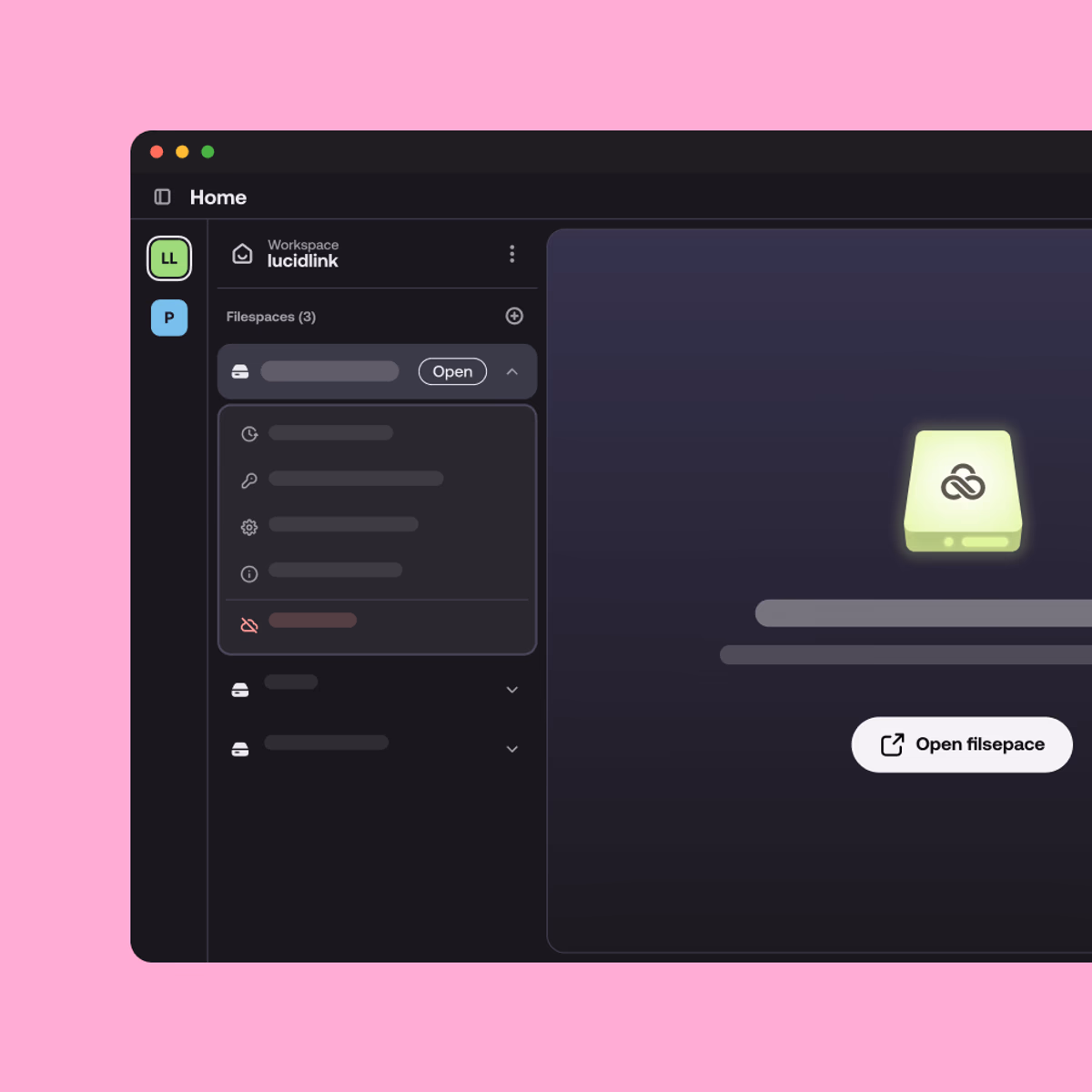 One global filespace