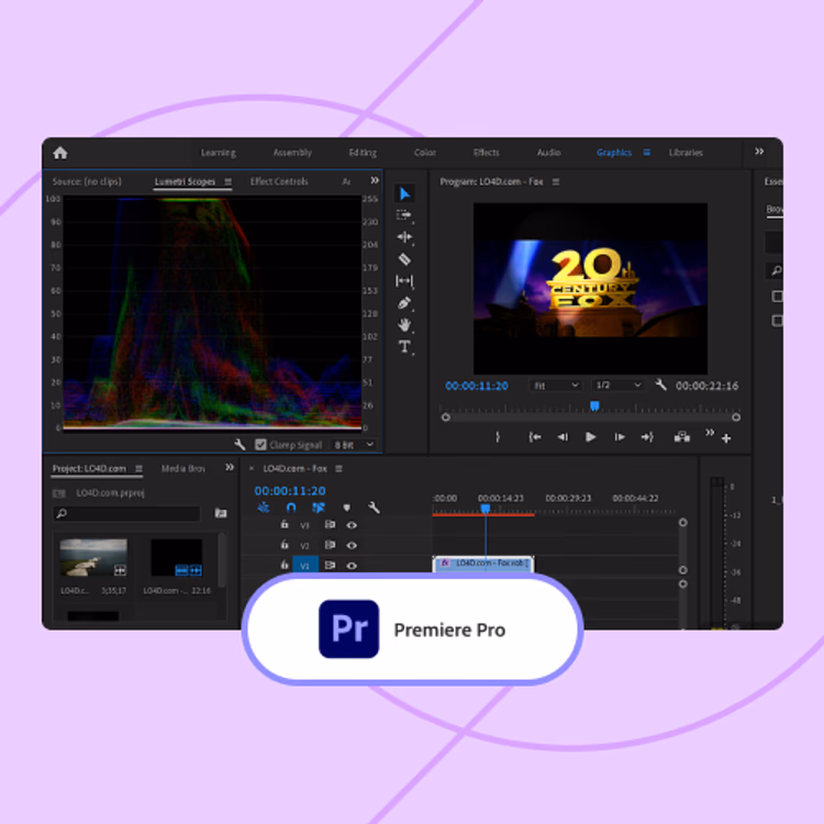Premiere Pro interface