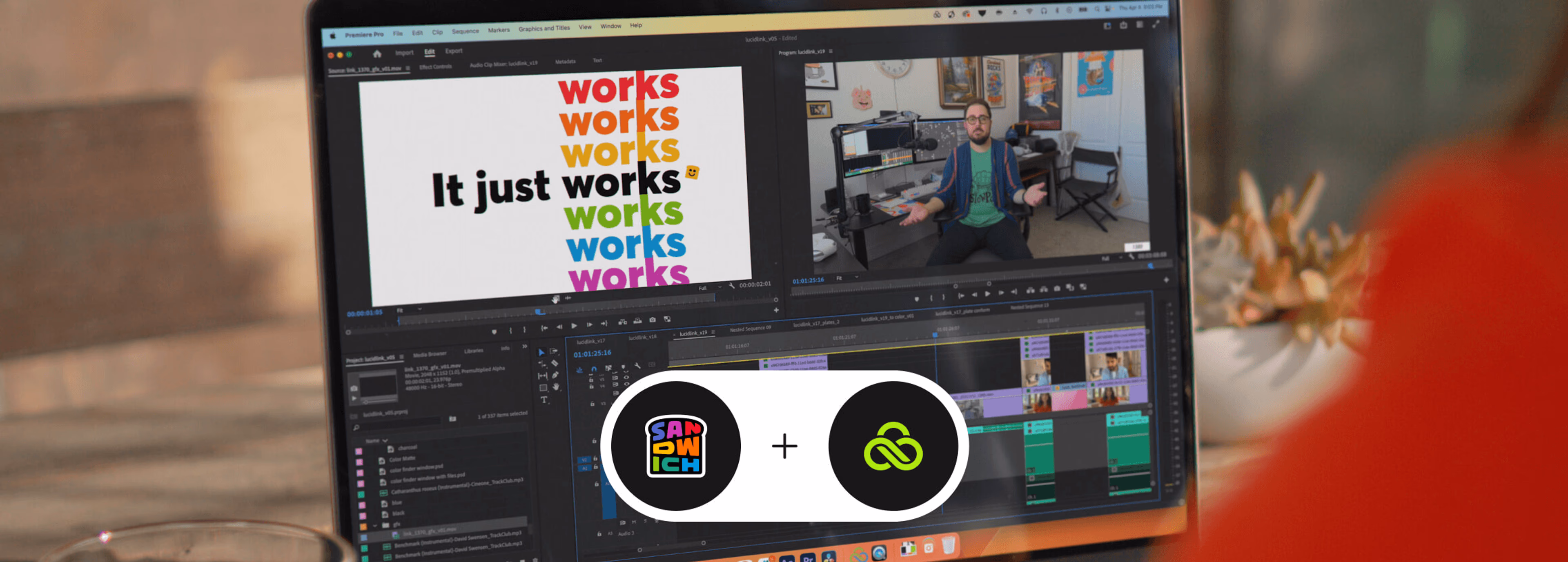 Sandwich + LucidLink