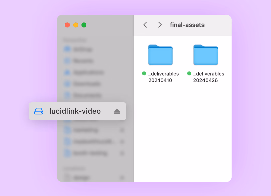 Stream files on demand 