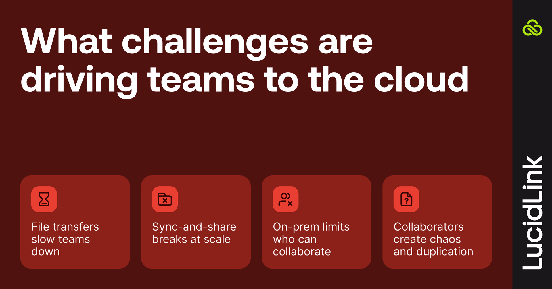 4  challenges that are driving teams to the cloud