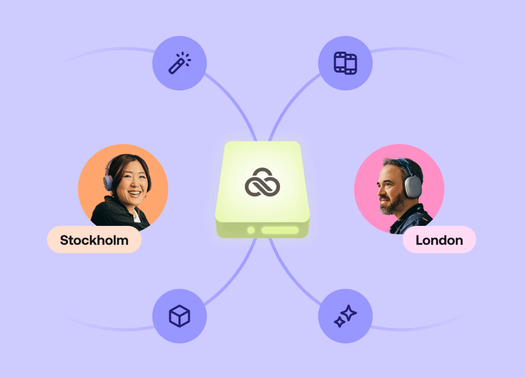Work in real time across environments